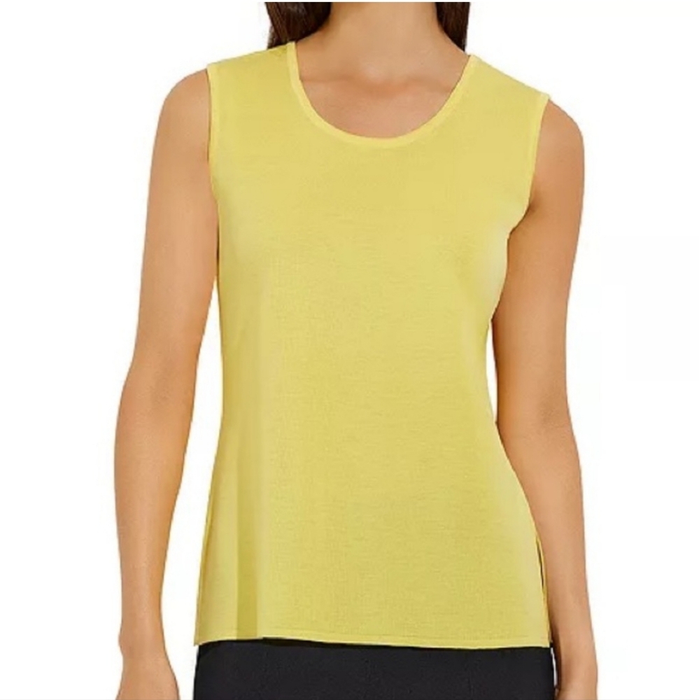 MISOOK Classic Knit Tank Yellow